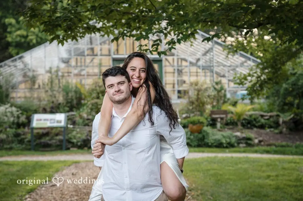 Stamford Bartlett Arboretum & Gardens Engagement // Chloe & Brandon -
