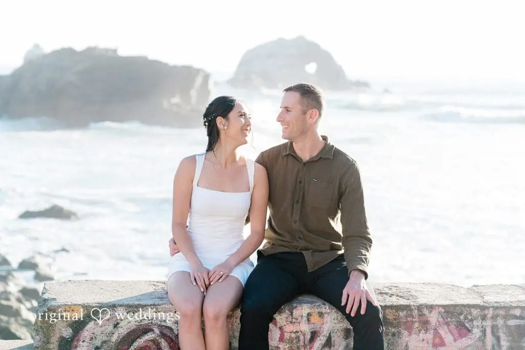 Sutro Baths engagement photography by San Francisco Wedding Photography & Videography, one of the 24 Best Places for Engagement Photos in San Francisco