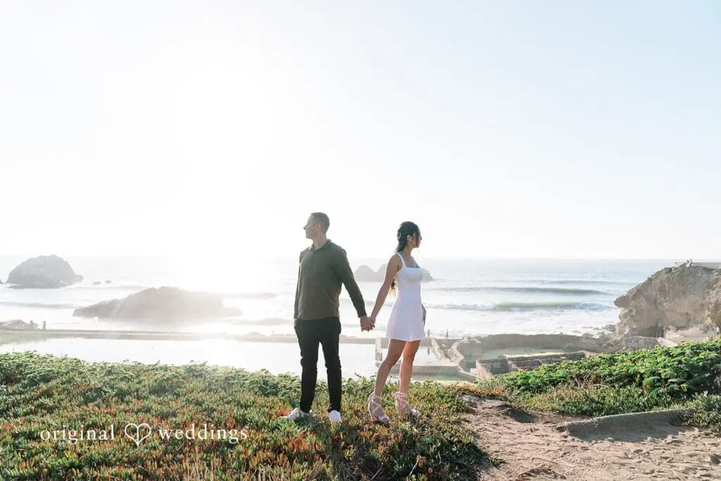 Sutro Baths engagement photography by San Francisco Wedding Photography & Videography, one of the 24 Best Places for Engagement Photos in San Francisco