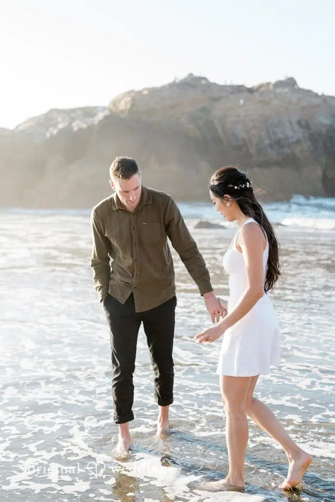 Sutro Baths engagement photography by San Francisco Wedding Photography & Videography, one of the 24 Best Places for Engagement Photos in San Francisco