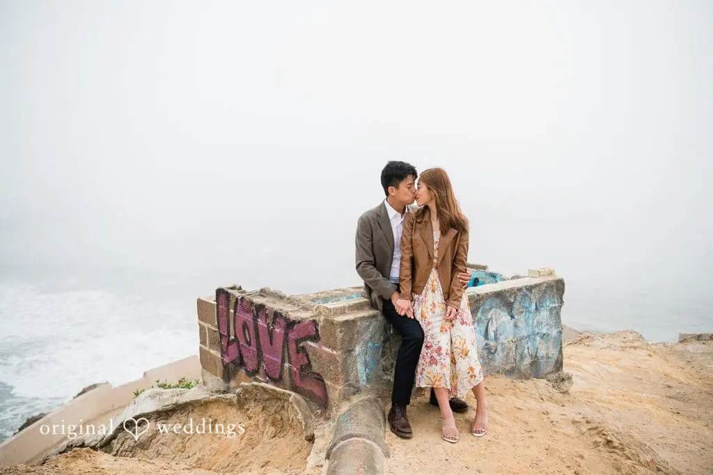 Sutro Baths engagement photography by San Francisco Wedding Photography & Videography, one of the 24 Best Places for Engagement Photos in San Francisco