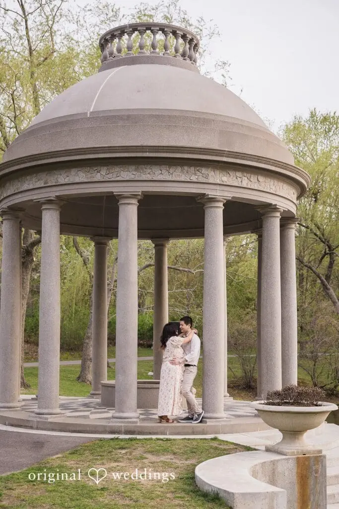 464A0107 Larz Anderson Park Engagement // Vanessa & Bryant -