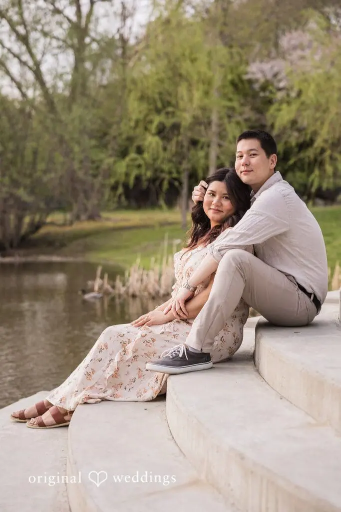 464A0115 Larz Anderson Park Engagement // Vanessa & Bryant -