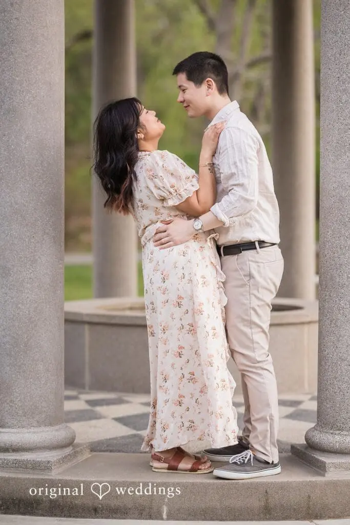 5H7A0168 Larz Anderson Park Engagement // Vanessa & Bryant -