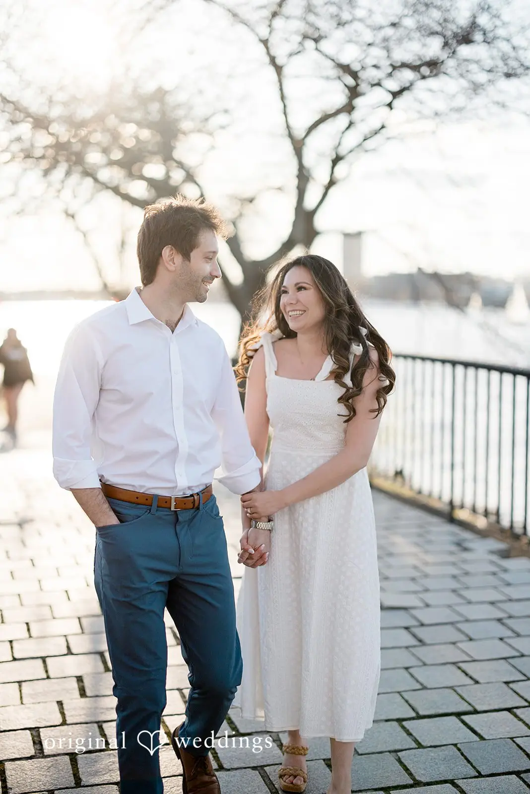 Arthur Fielder footbridge Engagement // June & Matthew -