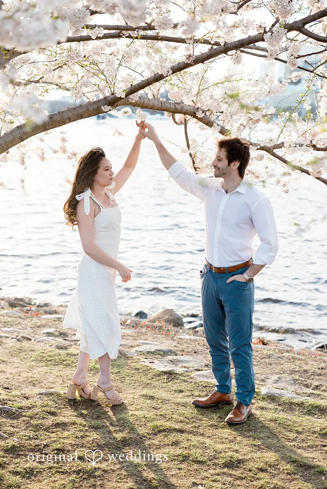 Arthur Fielder footbridge Engagement // June & Matthew -