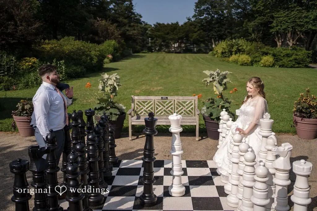 Anna + Matthew Washington DC wedding photography and videography at The Atrium at Meadowlark Gardens by Original Weddings, featuring Anna and Matthew’s glasshouse celebration