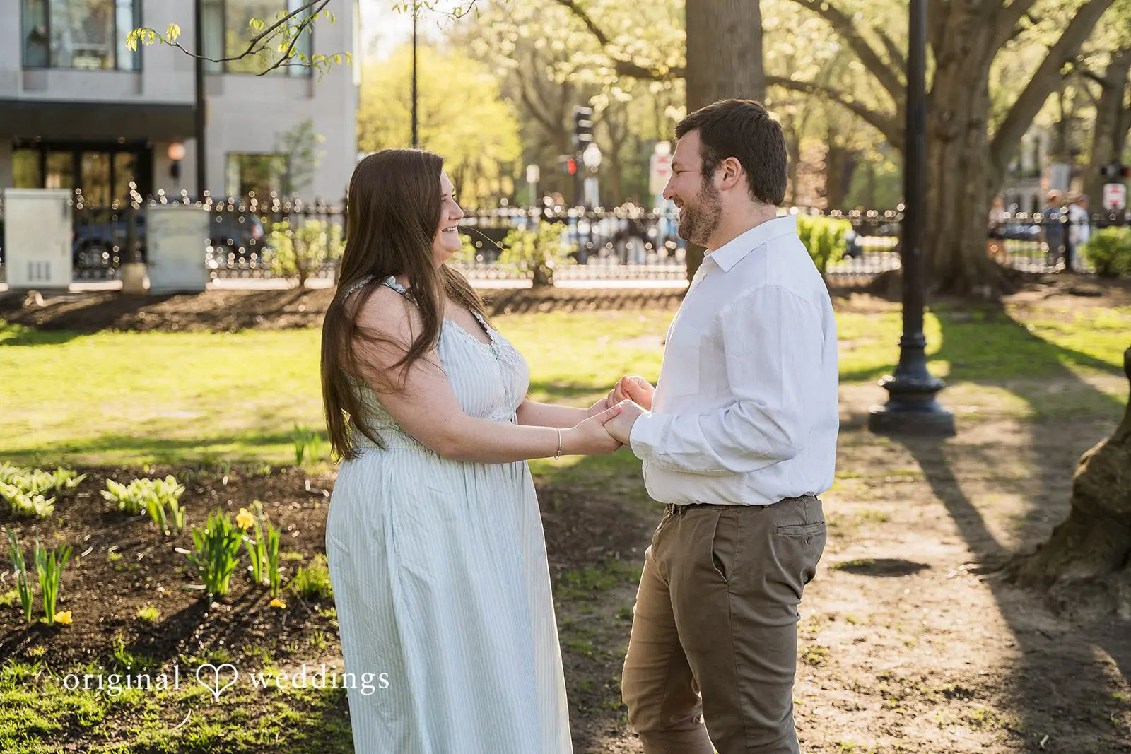 Alex & Owen Boston Public Garden Engagement // Alex & Owen -