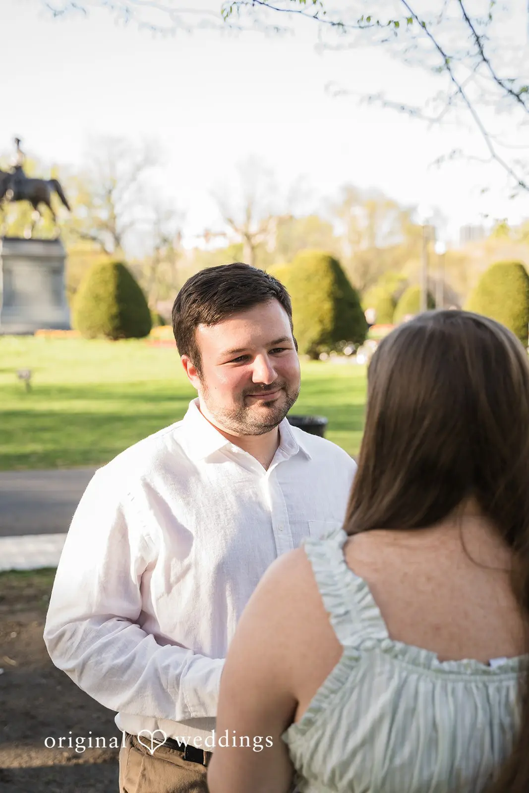 Alex & Owen Boston Public Garden Engagement // Alex & Owen -