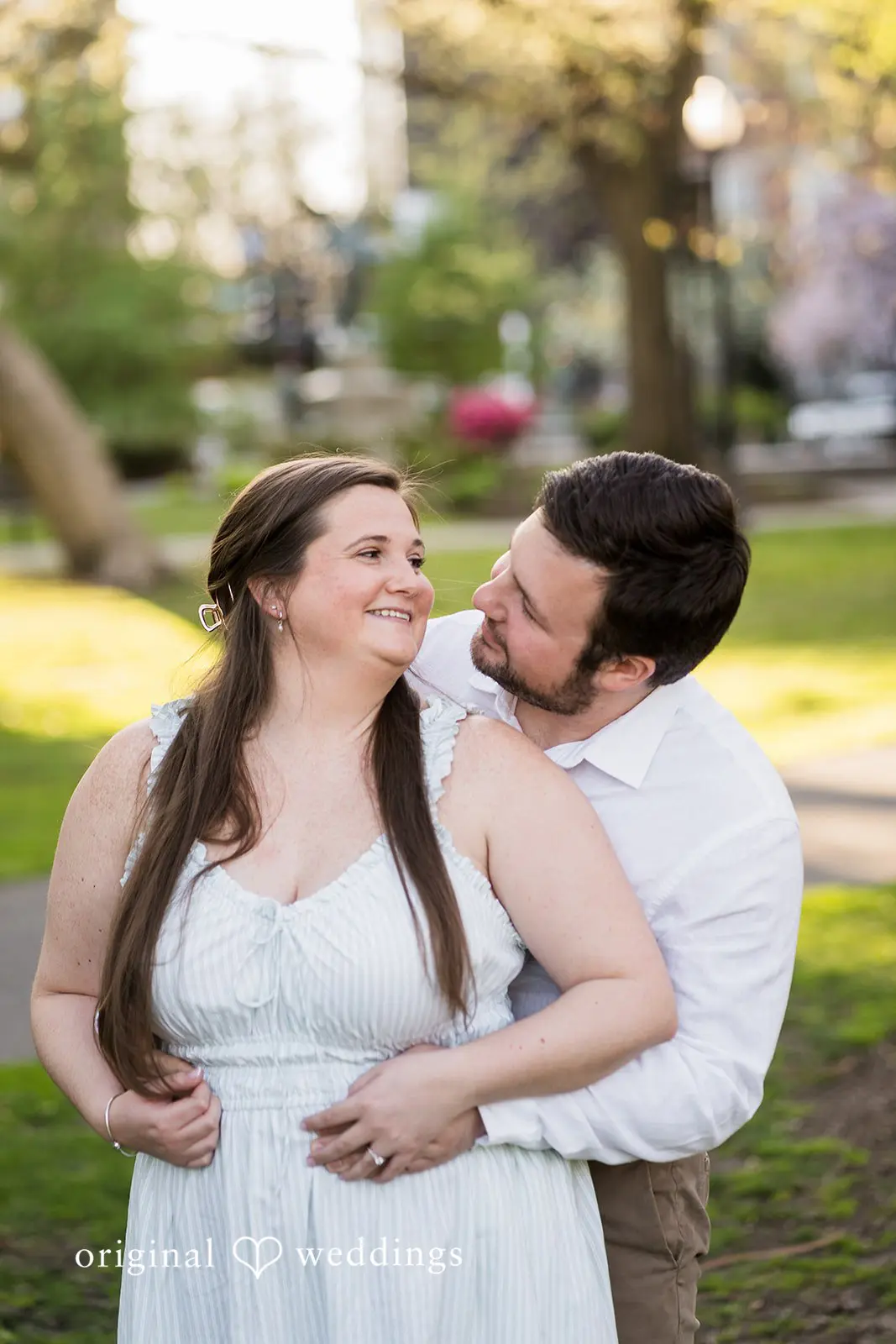 Alex & Owen Boston Public Garden Engagement // Alex & Owen -