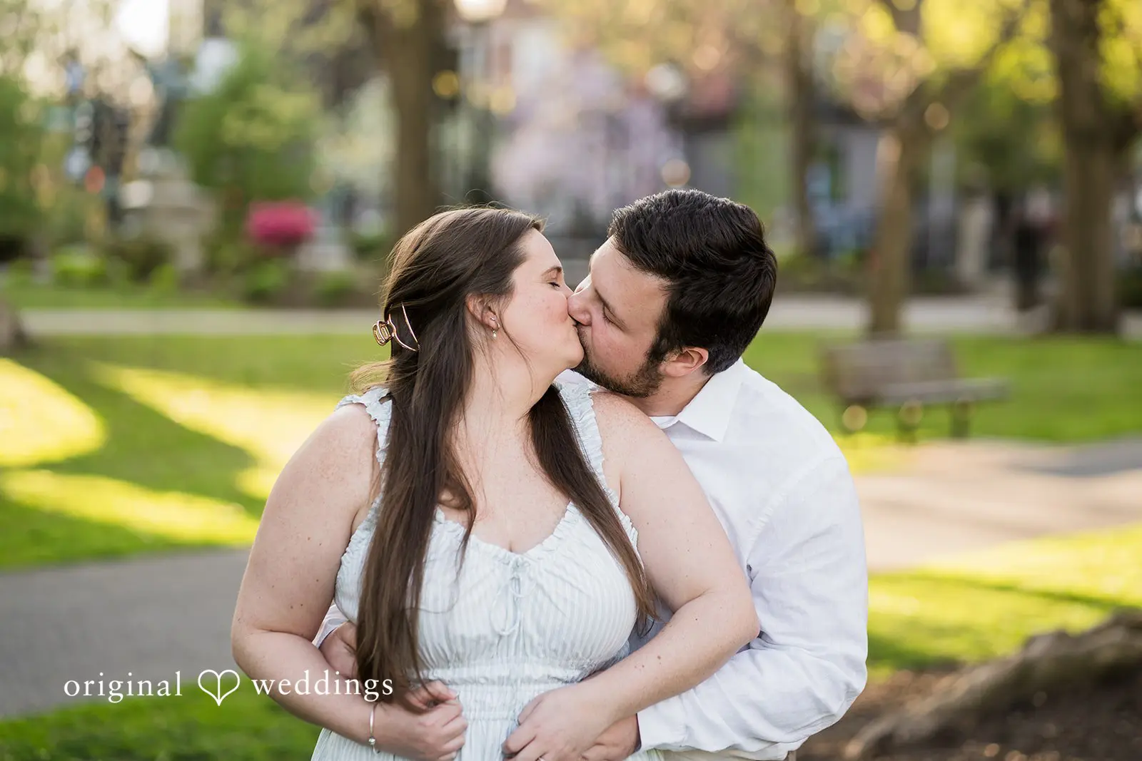 Alex & Owen Boston Public Garden Engagement // Alex & Owen -