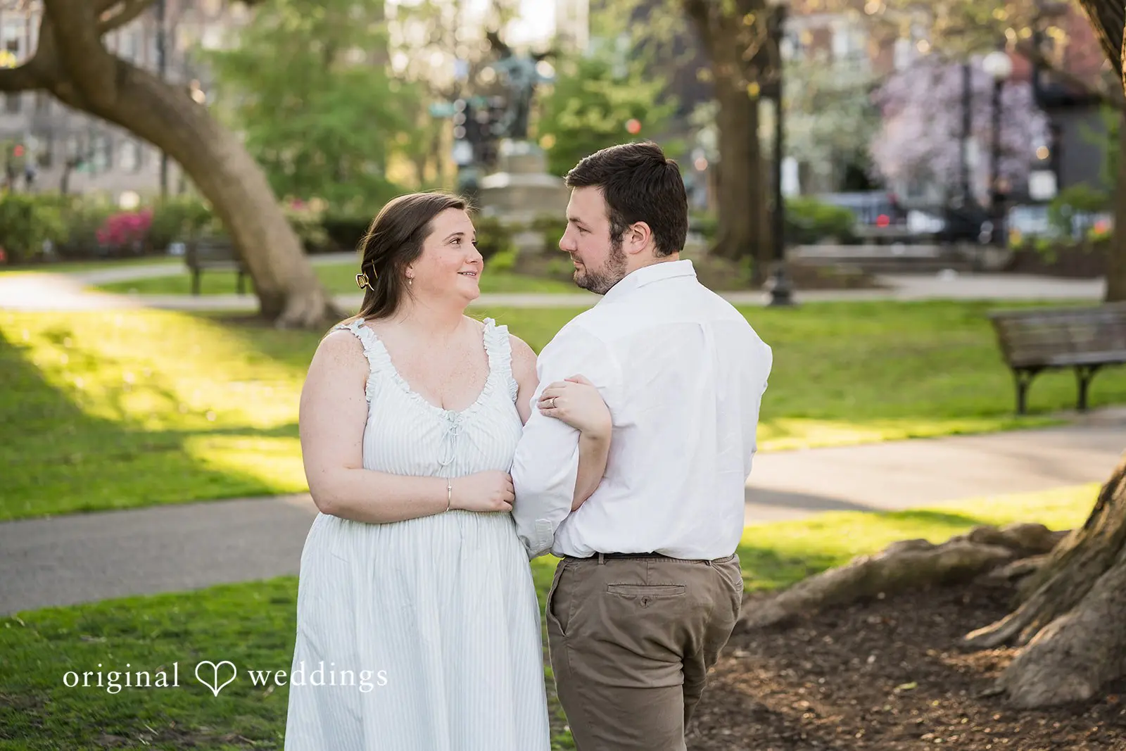 Alex & Owen Boston Public Garden Engagement // Alex & Owen -