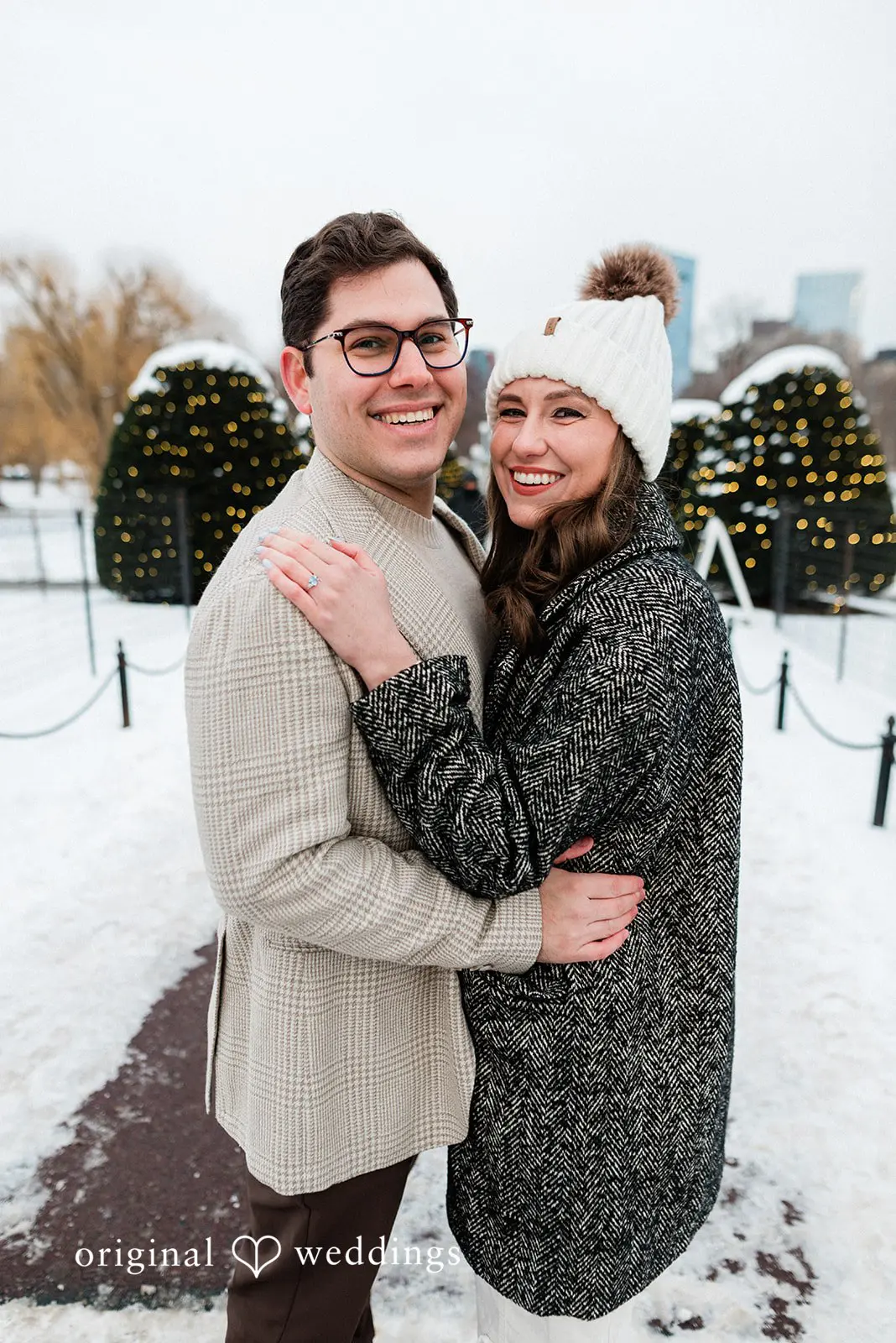 Boston Public Gardens and Beacon Hill Engagement // Christine & Marc -