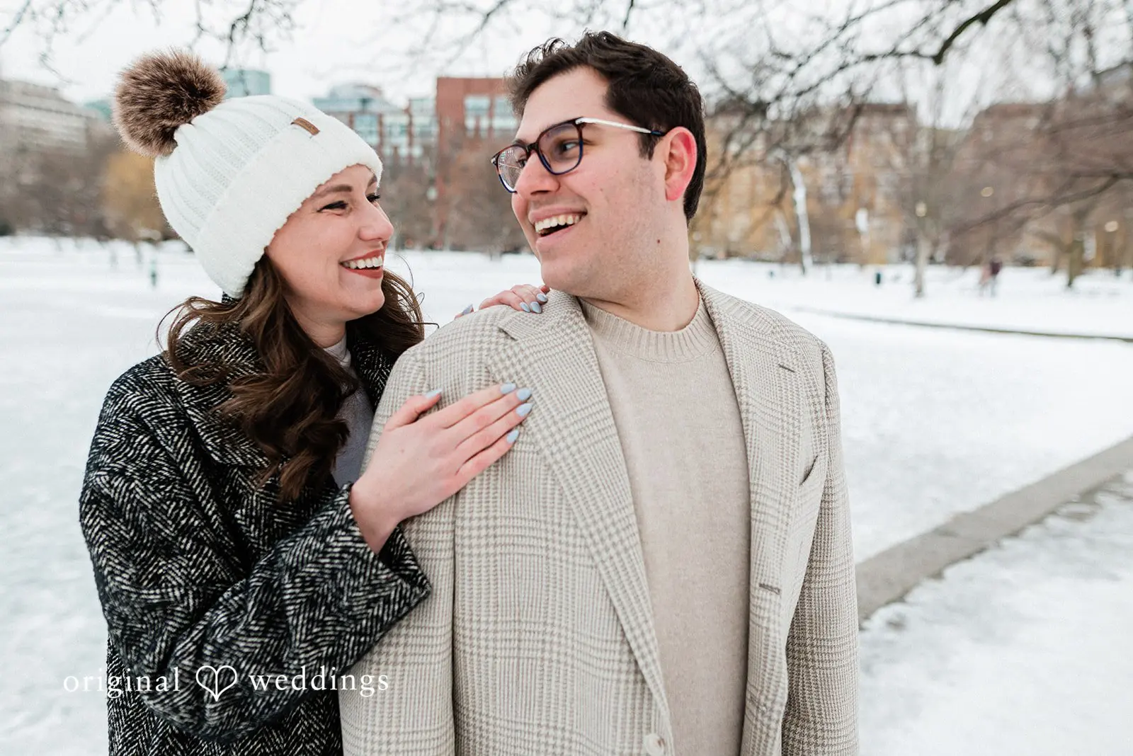Boston Public Gardens and Beacon Hill Engagement // Christine & Marc -