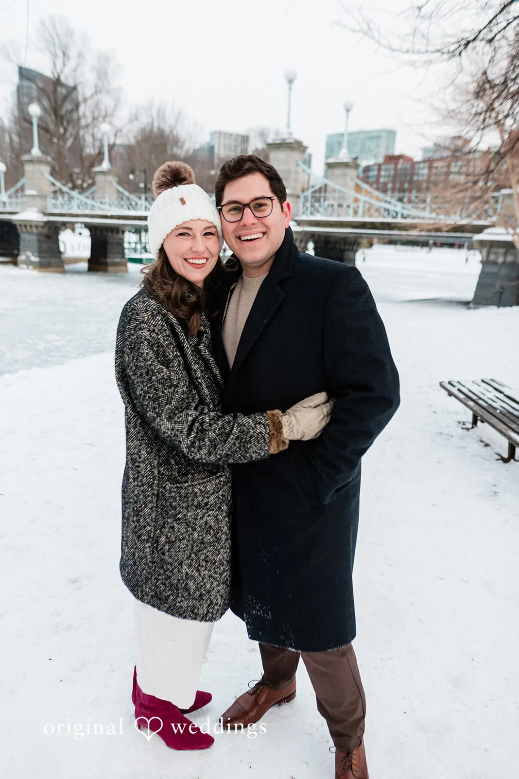 Boston Public Gardens and Beacon Hill Engagement // Christine & Marc -