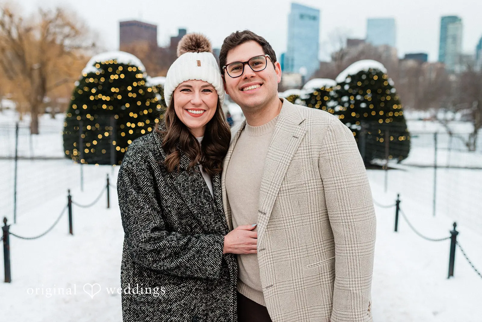 Boston Public Gardens and Beacon Hill Engagement // Christine & Marc -