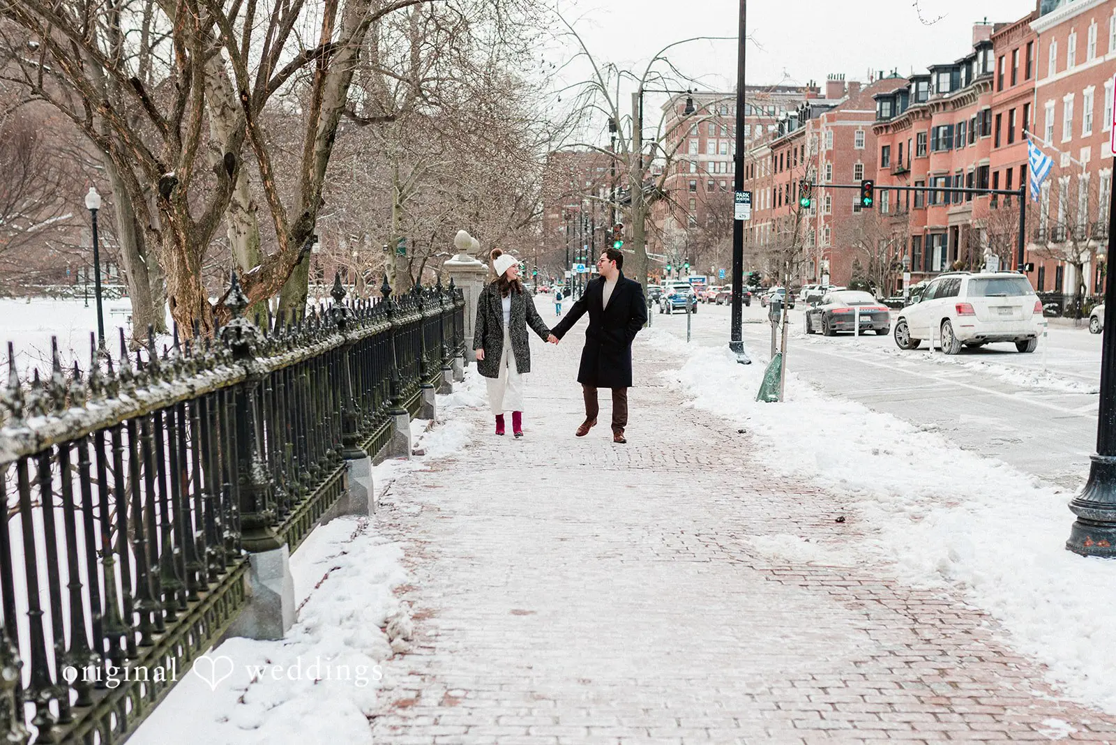 Boston Public Gardens and Beacon Hill Engagement // Christine & Marc -