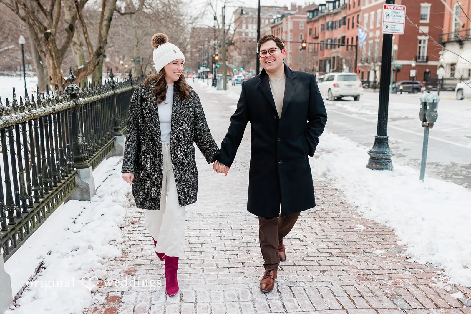 Boston Public Gardens and Beacon Hill Engagement // Christine & Marc -