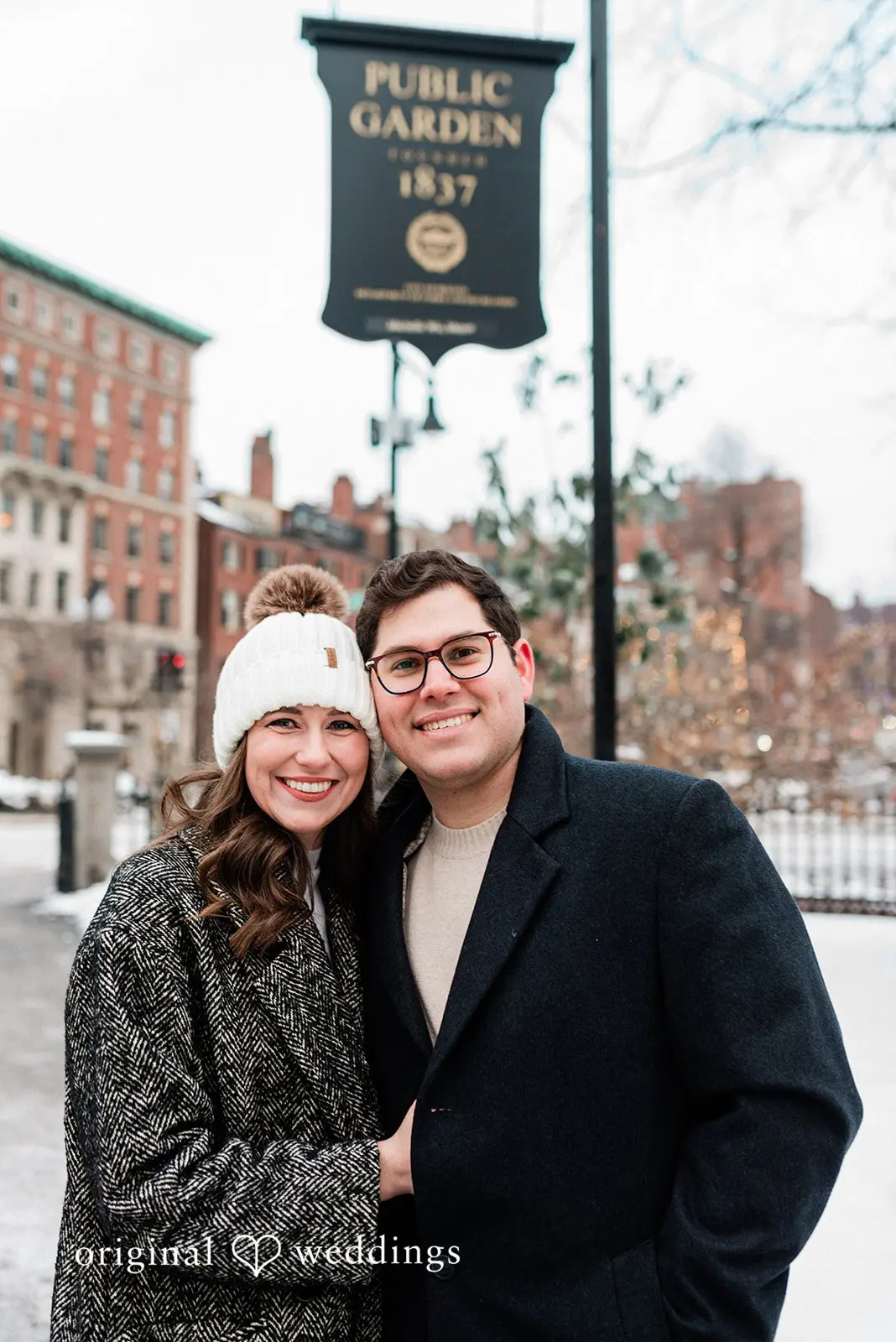 Boston Public Gardens and Beacon Hill Engagement // Christine & Marc -