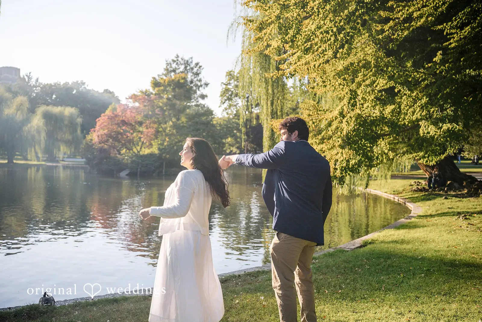 Jeff + Marin Boston Public Gardens Engagement // Jeff & Marin -