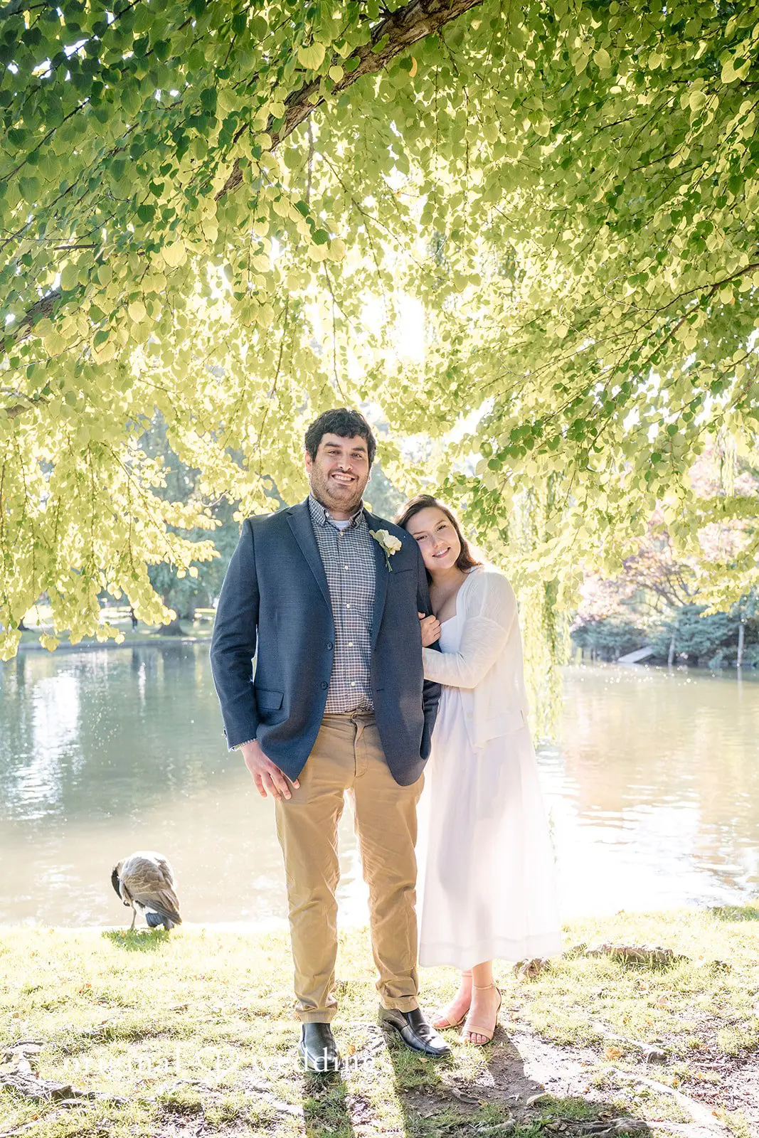 Jeff + Marin Boston Public Gardens Engagement // Jeff & Marin -