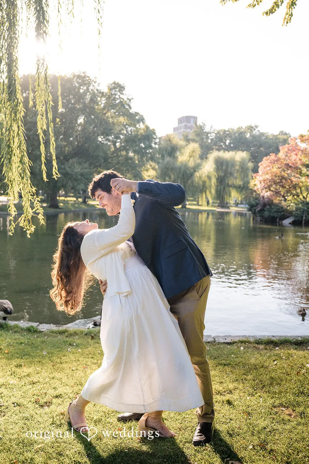 Jeff + Marin Boston Public Gardens Engagement // Jeff & Marin -