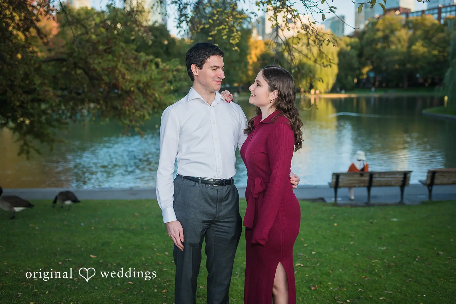 Julie + Tyler Boston Public Garden Engagement // Julie & Tyler -