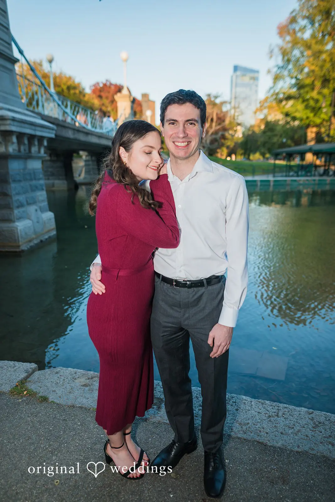 Julie + Tyler Boston Public Garden Engagement // Julie & Tyler -