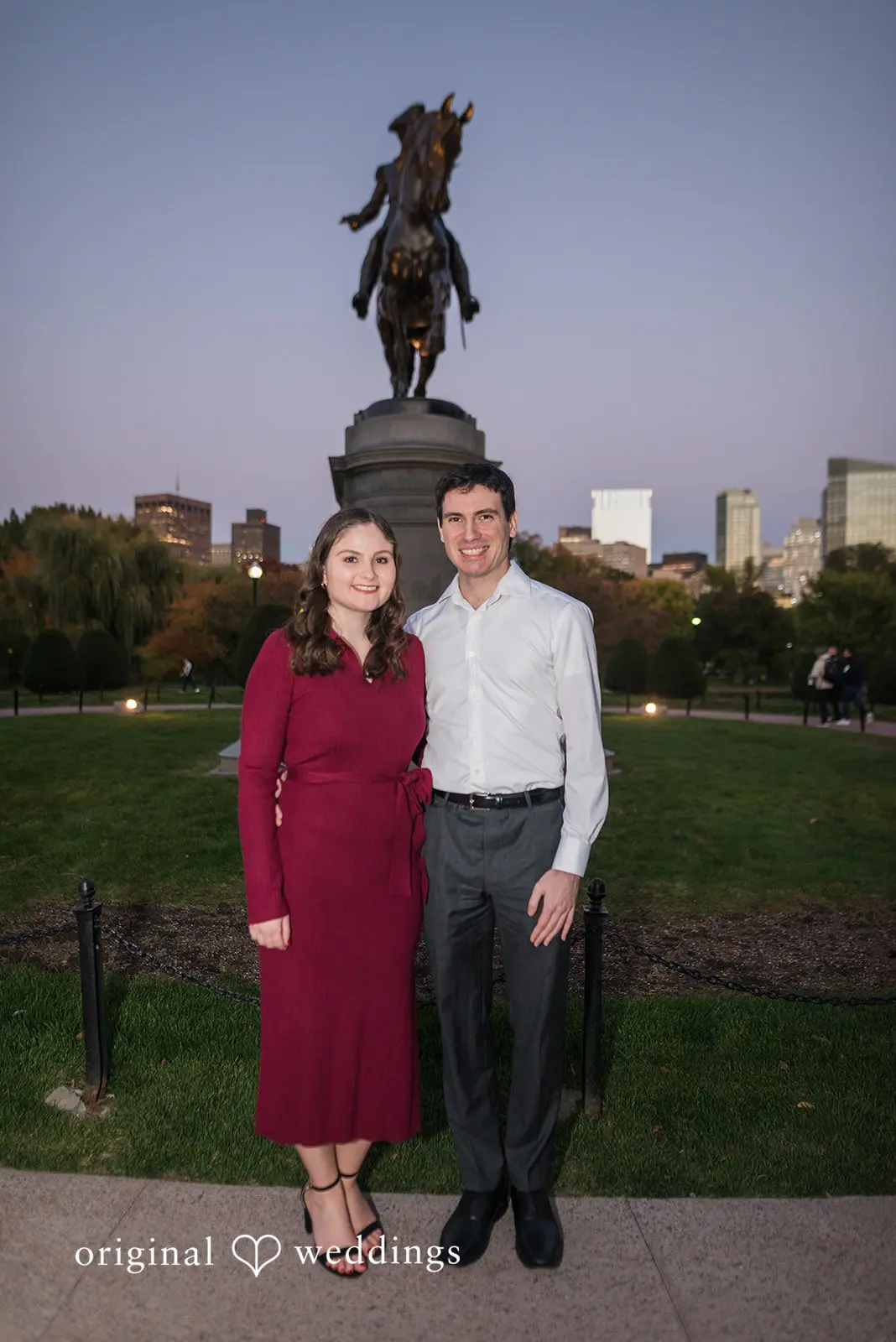 Julie + Tyler Boston Public Garden Engagement // Julie & Tyler -