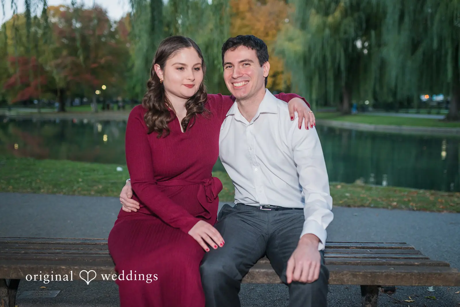Julie + Tyler Boston Public Garden Engagement // Julie & Tyler -