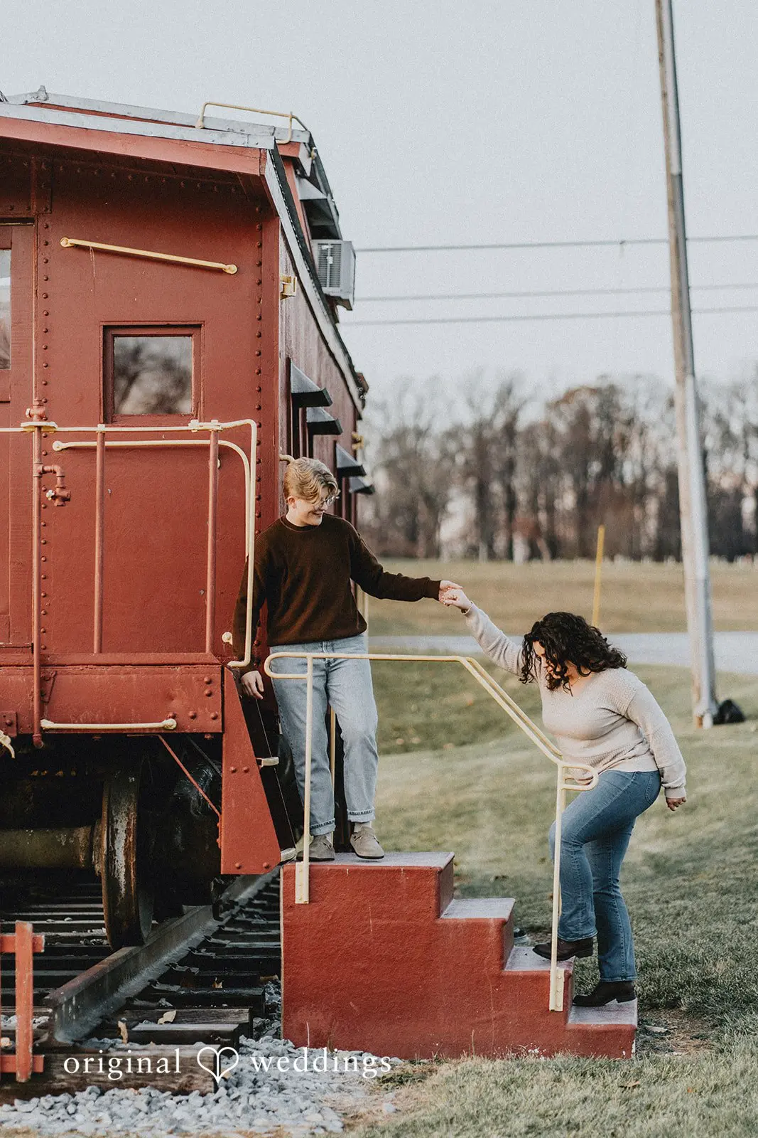 Karalyn + Lucy Caboose Farm Engagement // Karalyn & Lucy -