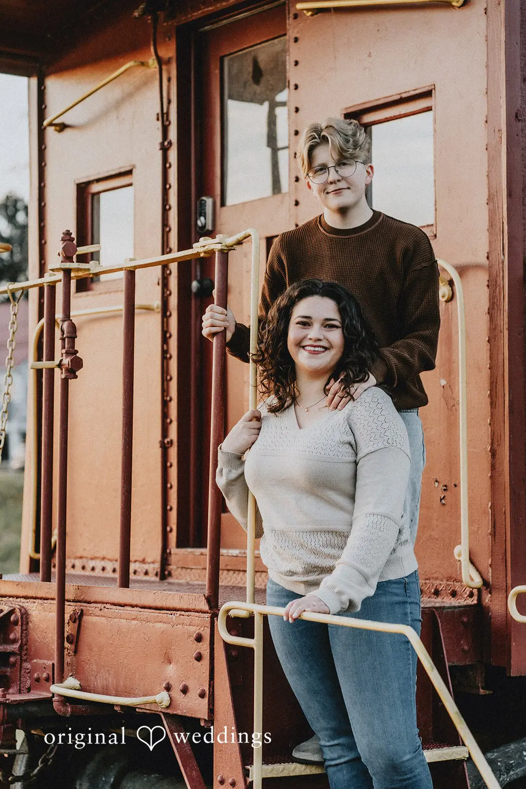 Karalyn + Lucy Caboose Farm Engagement // Karalyn & Lucy -