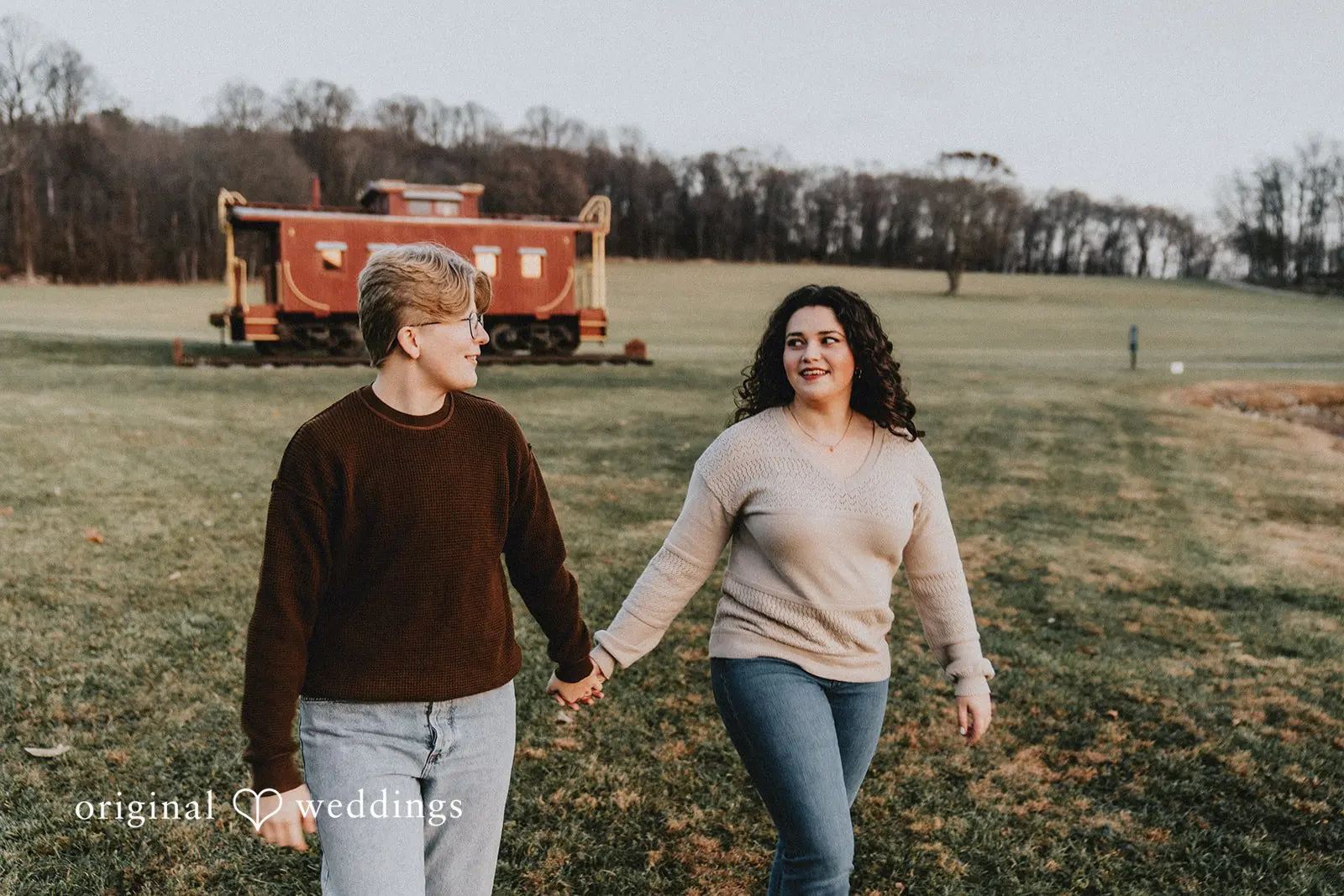 Karalyn + Lucy Caboose Farm Engagement // Karalyn & Lucy -