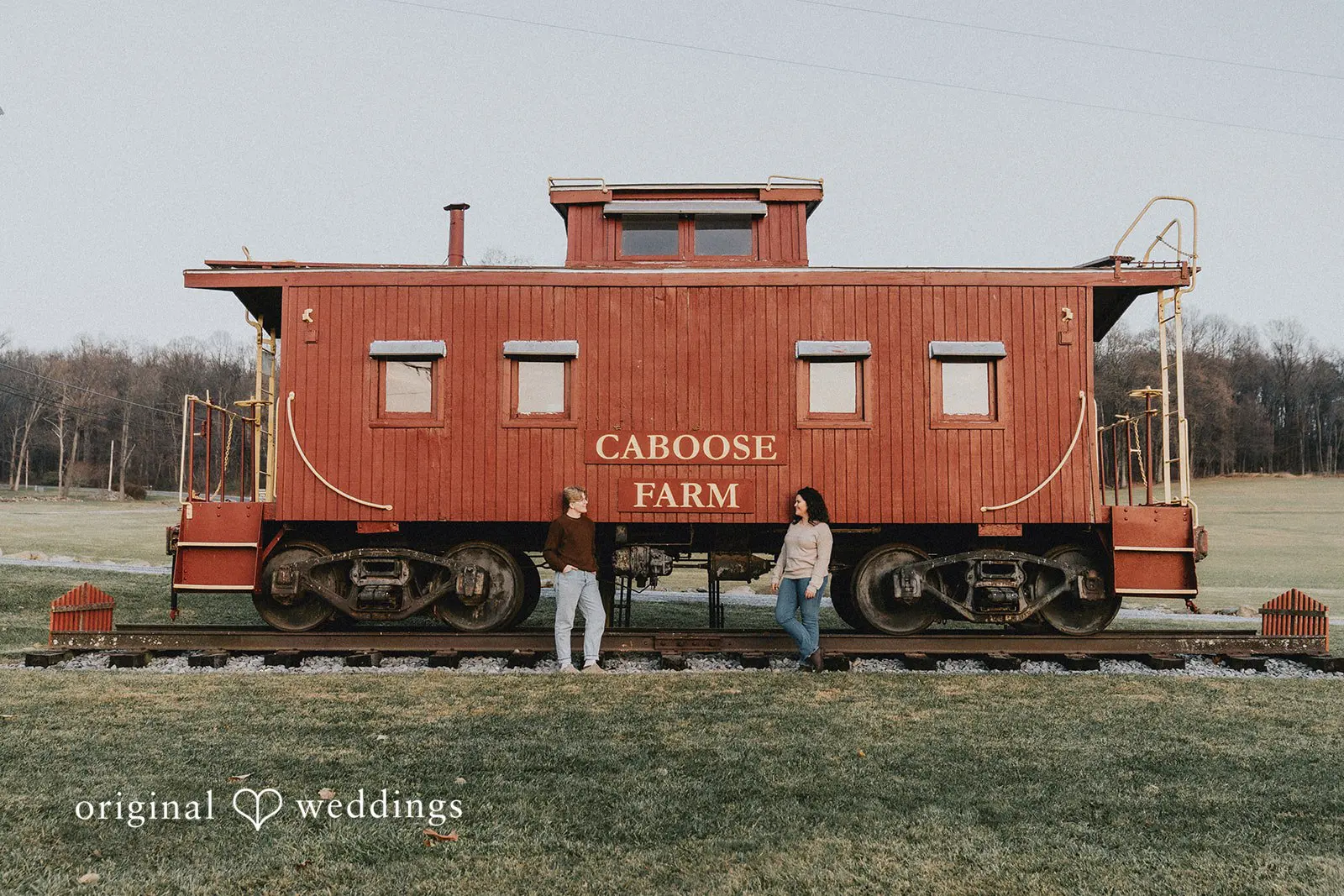 Karalyn + Lucy Caboose Farm Engagement // Karalyn & Lucy -