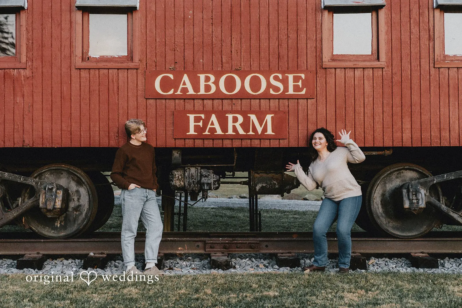Karalyn + Lucy Caboose Farm Engagement // Karalyn & Lucy -