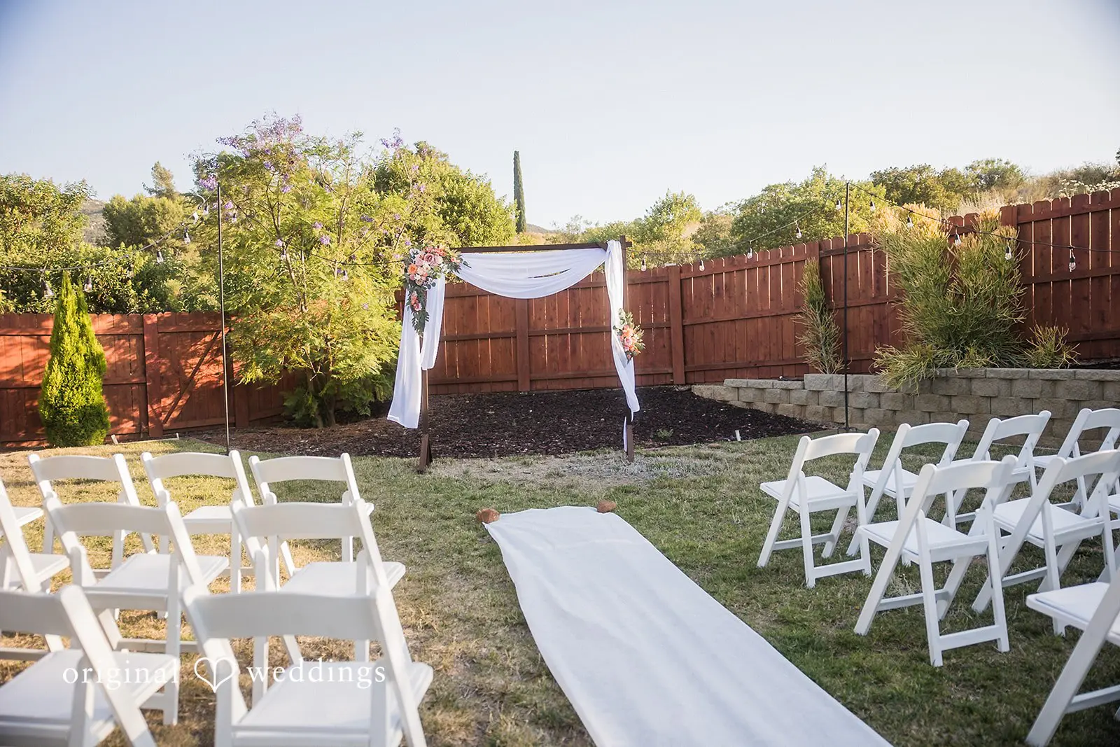 California Backyard Wedding // Waldo & Cynthia -