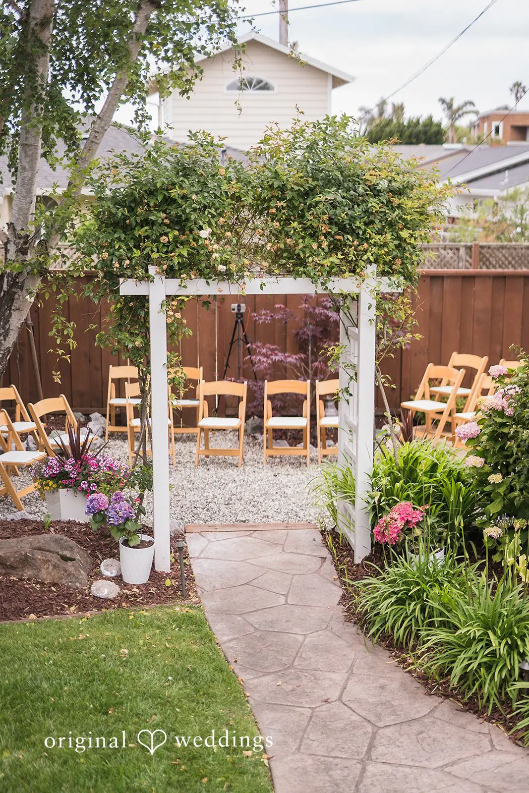 Ashley + James California Backyard Wedding // Ashley & James -