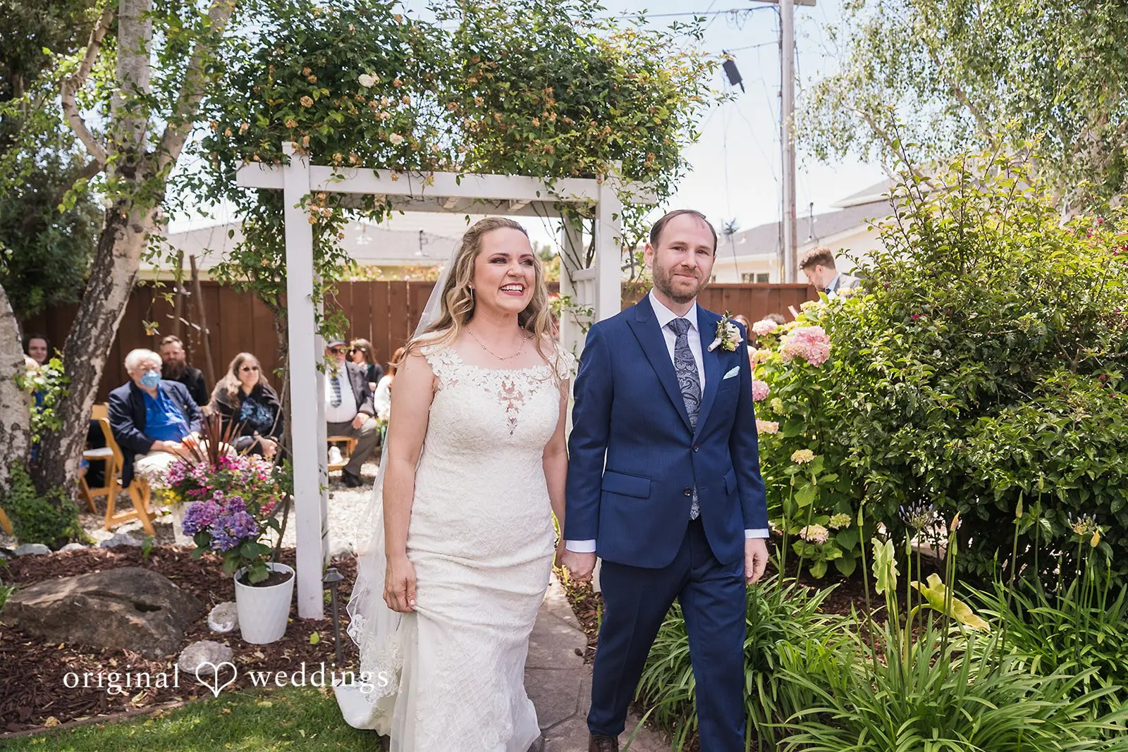 Ashley + James California Backyard Wedding // Ashley & James -