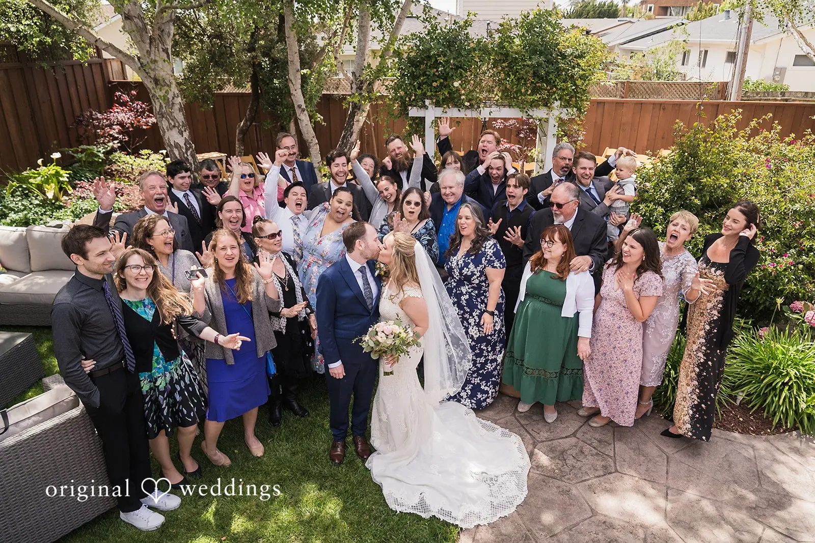 Ashley + James California Backyard Wedding // Ashley & James -
