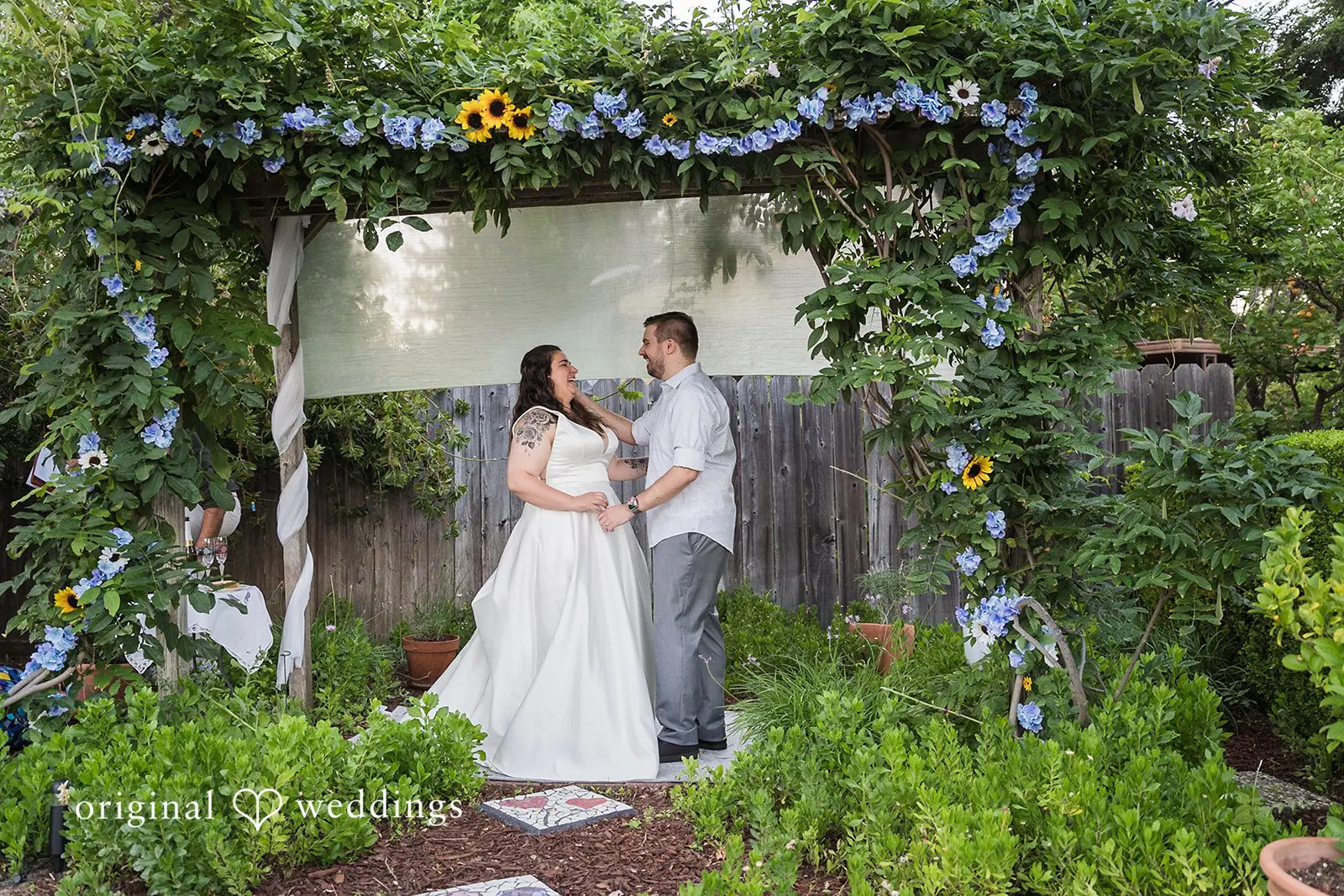 Paz + Jake California Backyard Wedding // Paz & Jake -
