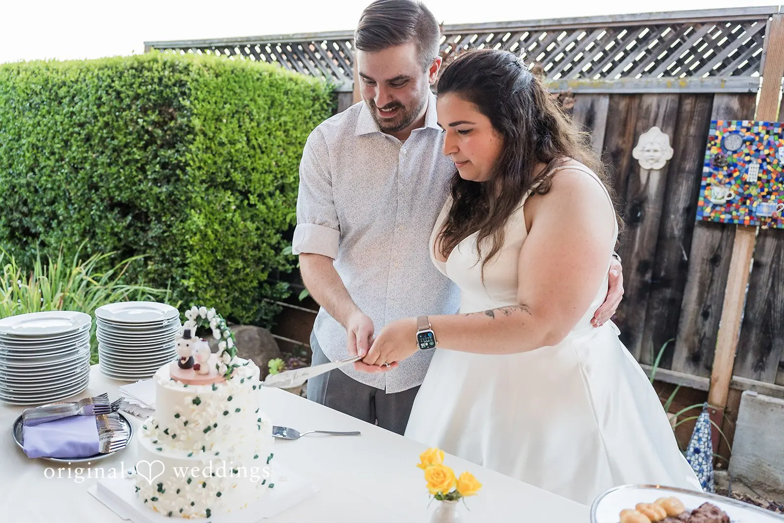 Paz + Jake California Backyard Wedding // Paz & Jake -