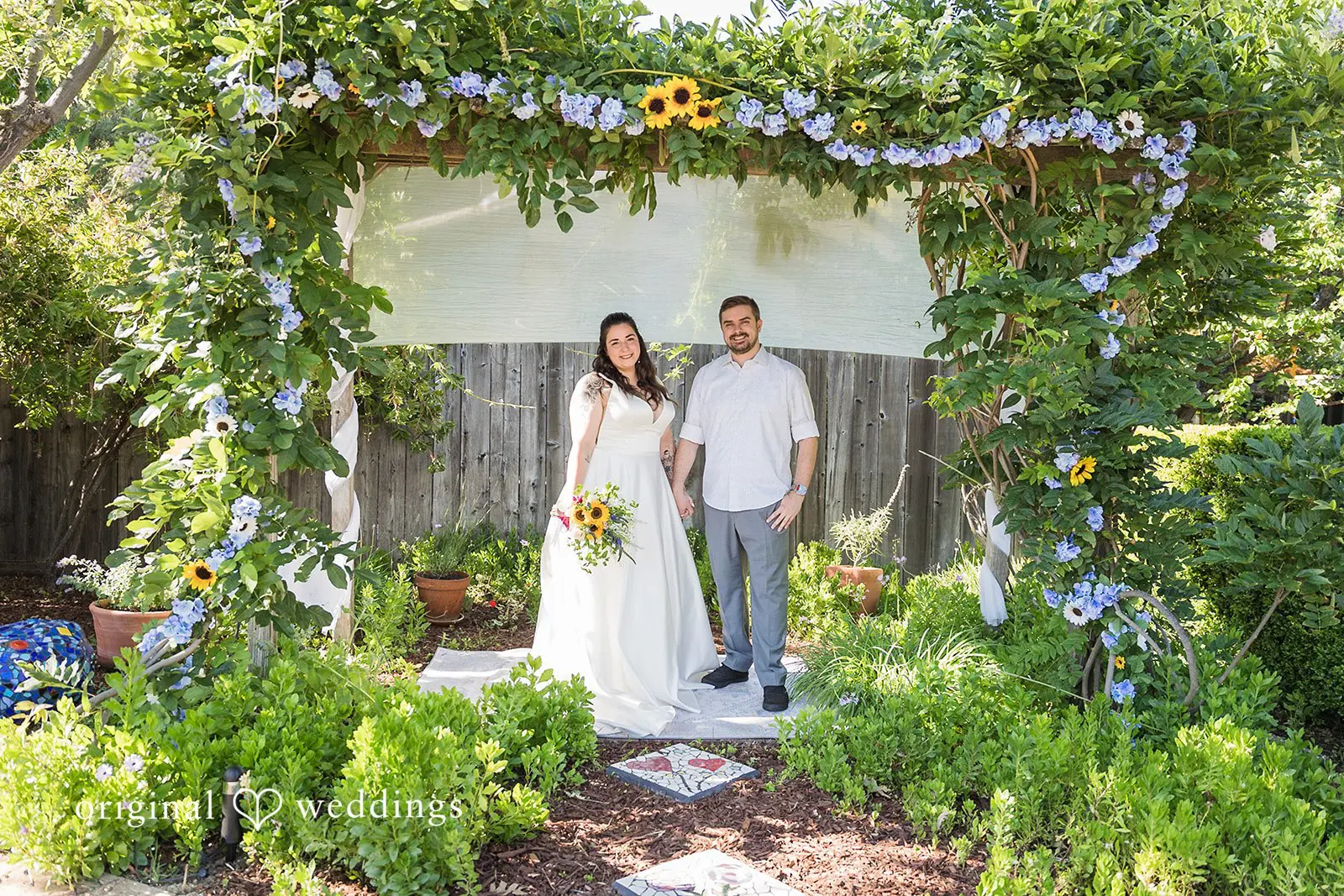 Paz + Jake California Backyard Wedding // Paz & Jake -