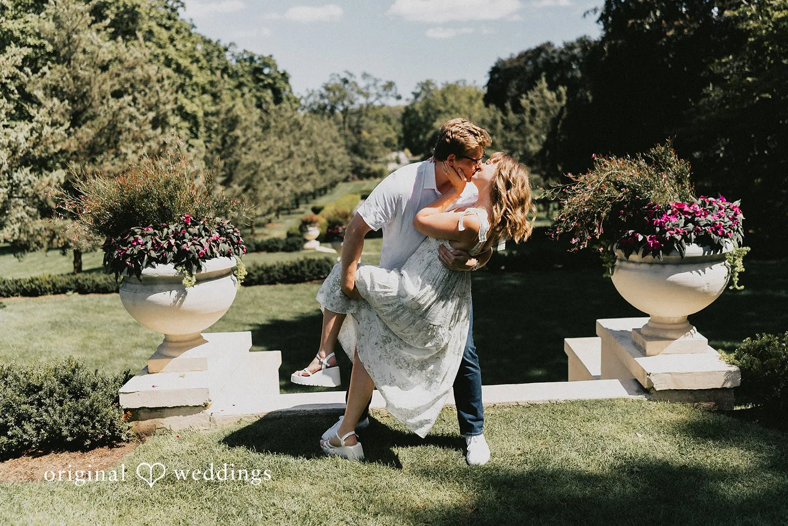 Olivia + Collin Cantigny Park Engagement // Olivia & Collin -