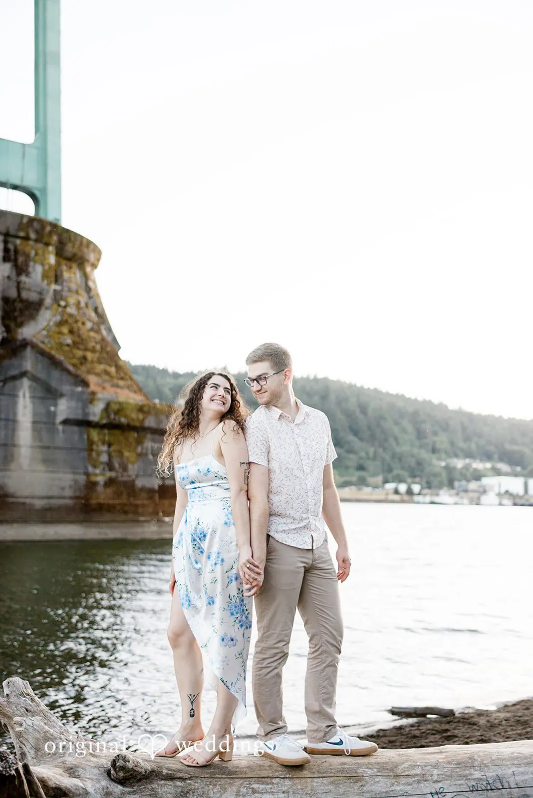 Gabriel + Destiny Cathedral Park Engagement // Gabriel & Destiny -