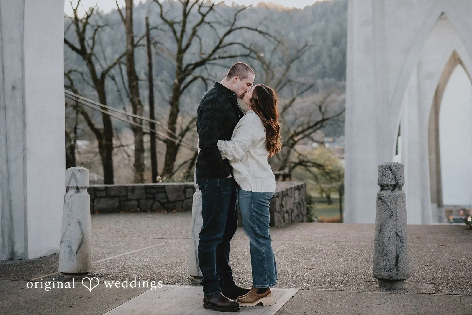 Cathedral Park Engagement // Maddie & Bryce -
