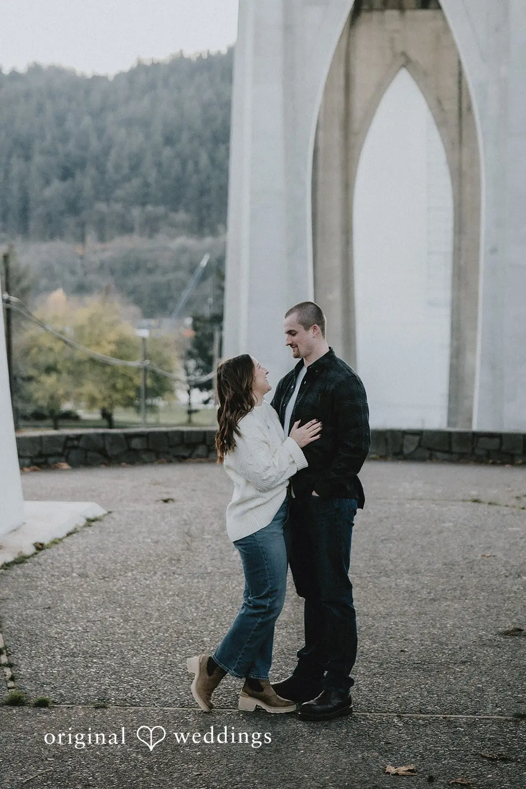 Cathedral Park Engagement // Maddie & Bryce -