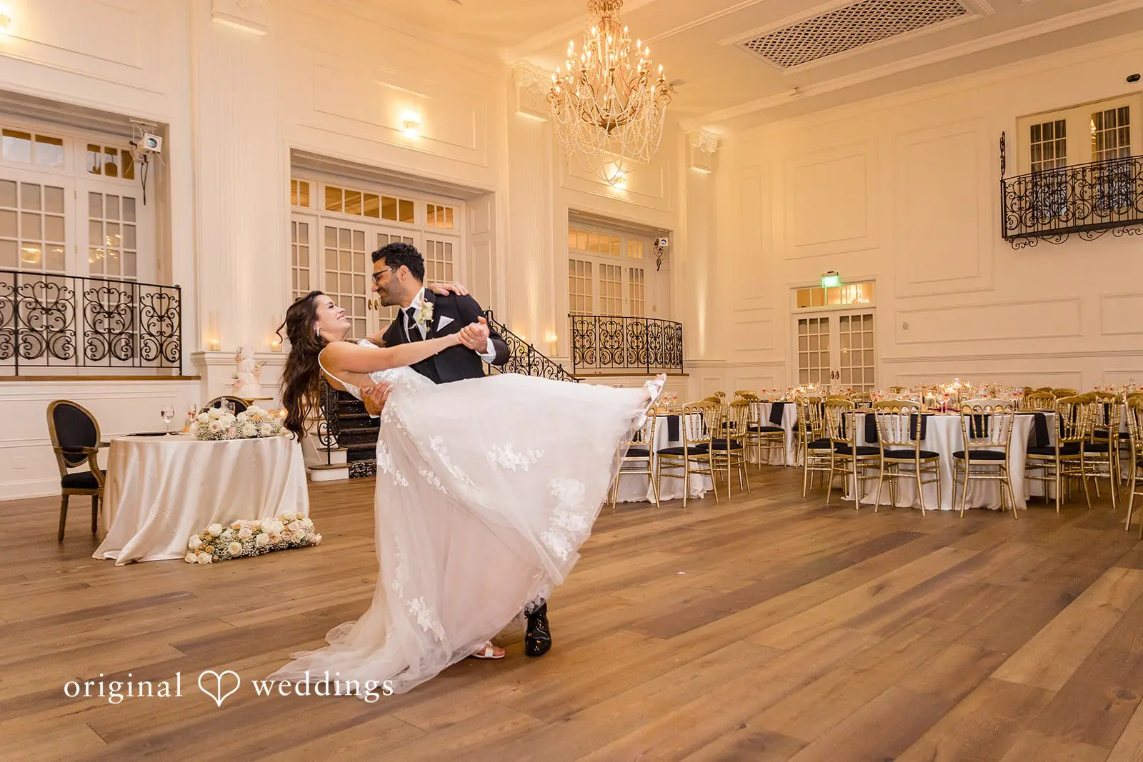 Cescaphe Ballroom Wedding//Adrienne & Ali -