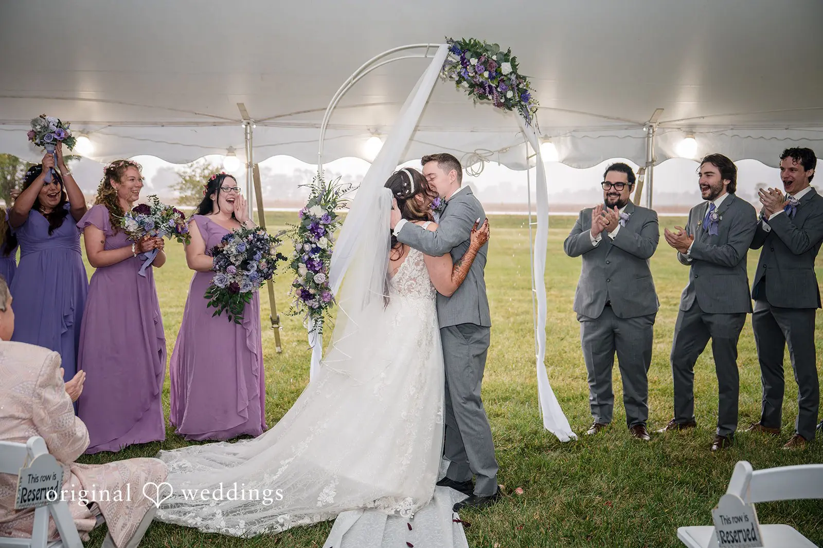 Chicago Backyard Wedding // Amanda & Jonathan -