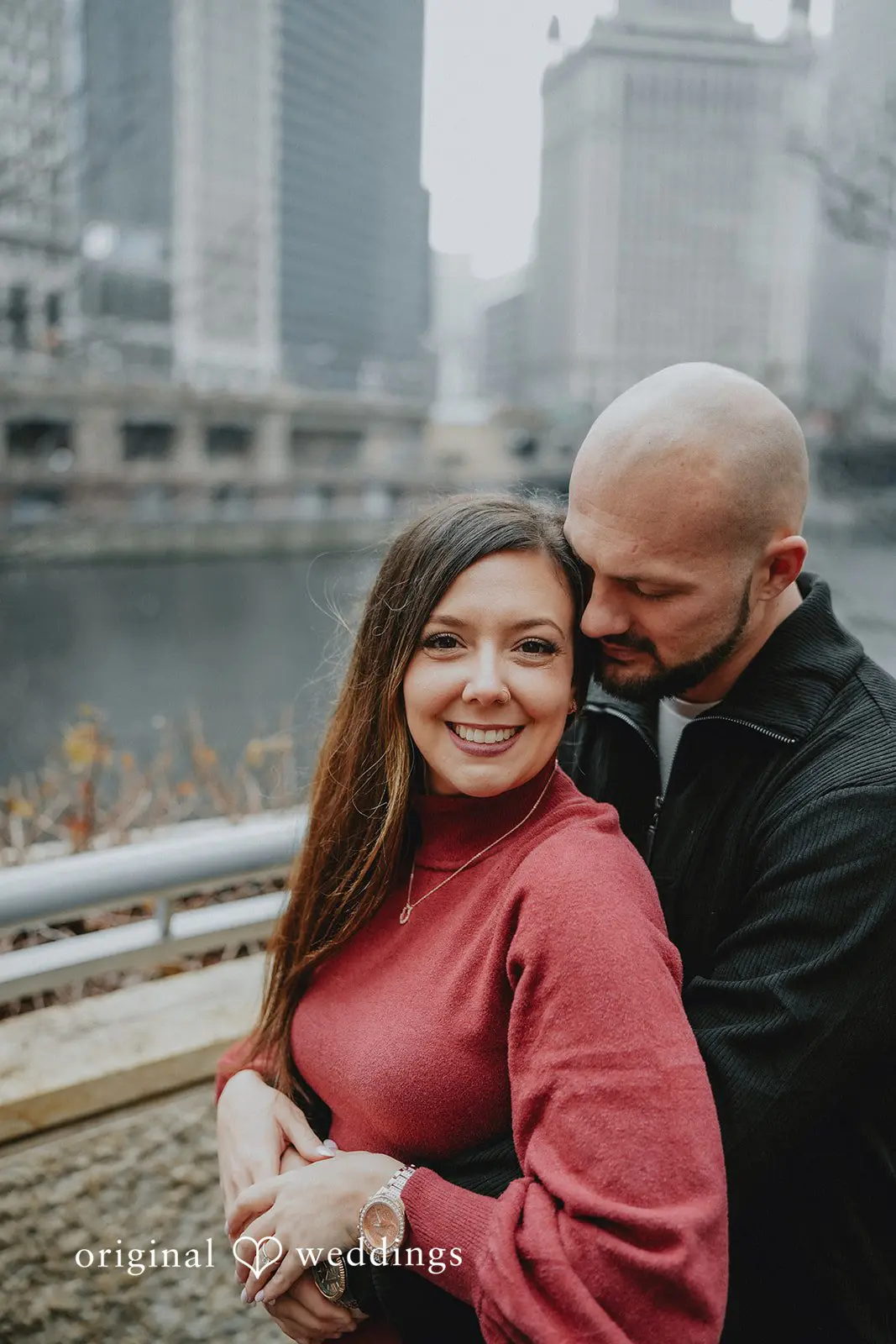 Chicago Riverwalk Engagement // Samantha & Ryan -