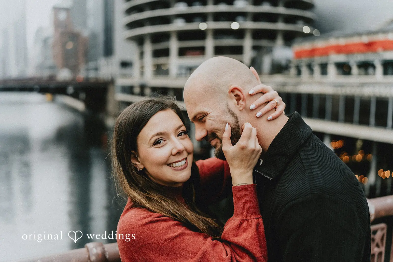 Chicago Riverwalk Engagement // Samantha & Ryan -